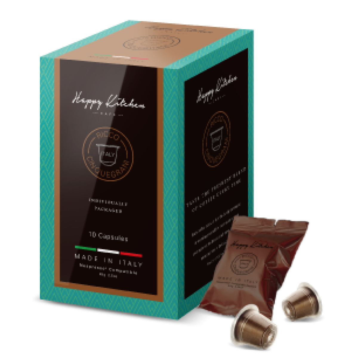 German Pool 德國寶 CMA-NP-RC10 Happy Kitchen 10粒裝膠囊咖啡 Ricco Cinquegrani