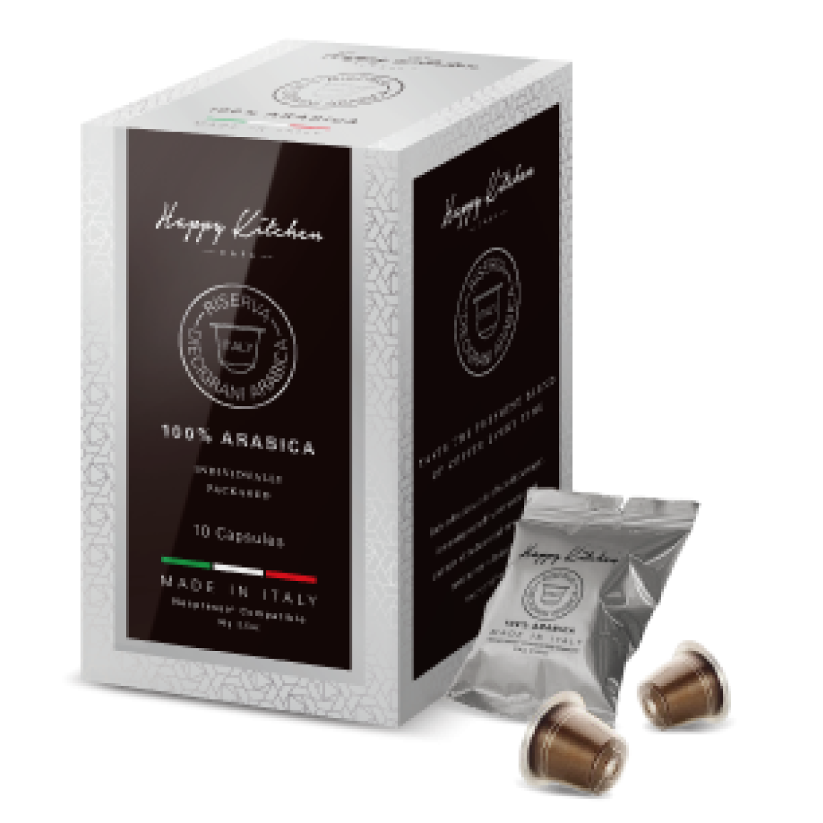 German Pool 德國寶 CMA-NP-RI10 Happy Kitchen 10粒裝膠囊咖啡 Riserva Diecigrani Arabica