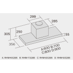 German Pool 德國寶 RHM-8328S 80厘米 煙囪式抽油煙機