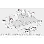 German Pool 德國寶 RHM-6428S 60厘米 煙囪式抽油煙機