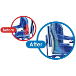 Back BACK-00002BU 人體工學可調節護腰背墊 (藍色)