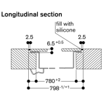 Gaggenau CV282101 200 Series 80厘米 嵌入式排油煙機感應電磁爐