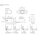 Kohler K-22757K-0 Parliament Grande 落地式座廁 (不包含風琴喉)