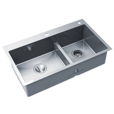 Kohler K-21918T-2FD-NA Malleco 31" 下崁式廚房雙鋅盆