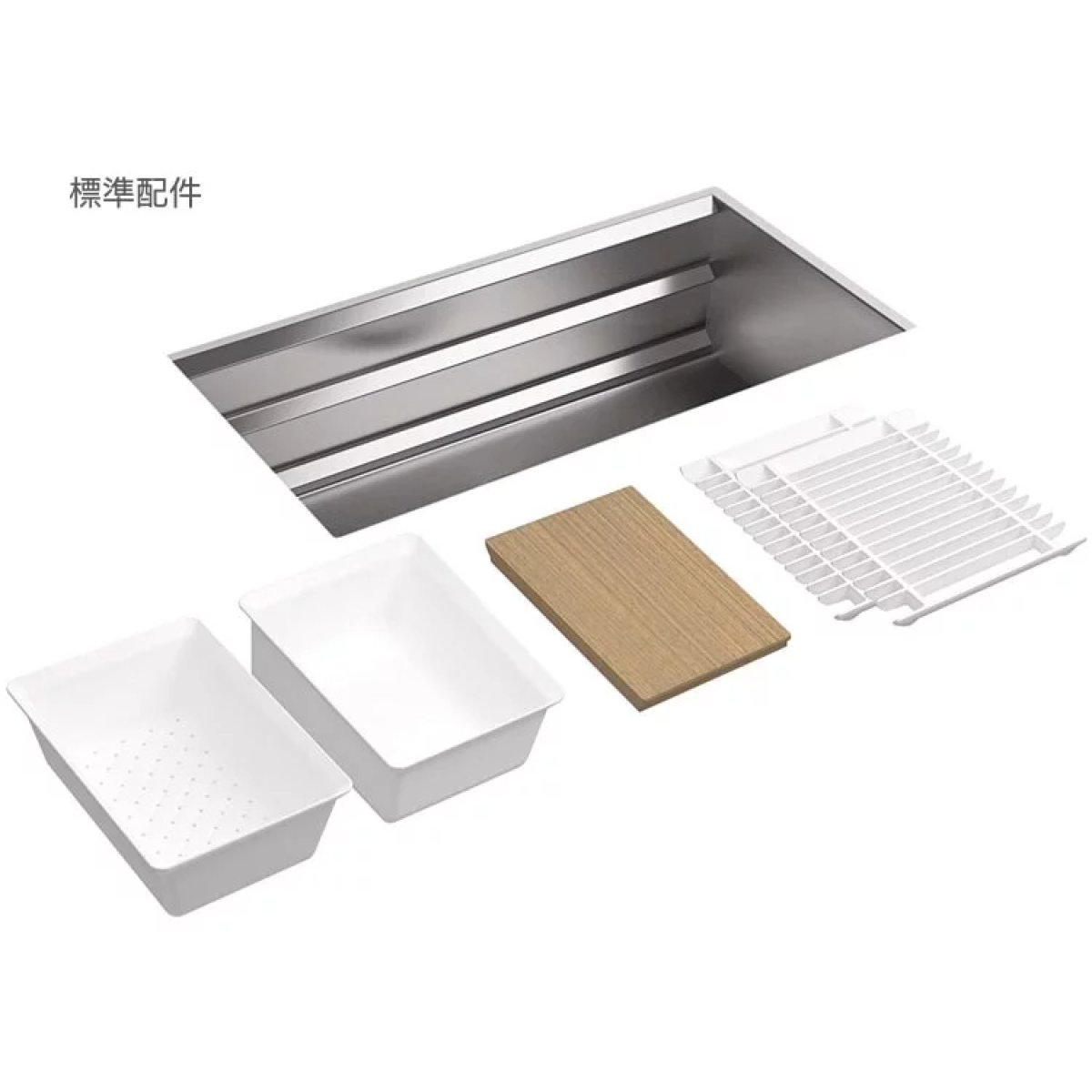 Kohler K-5540T-S-NA Prolific 33" 下崁式廚房鋅盆