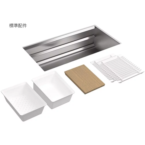 Kohler K-5540T-S-NA Prolific 33" 下崁式廚房鋅盆