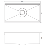 Kohler K-5540T-S-NA Prolific 33" 下崁式廚房鋅盆