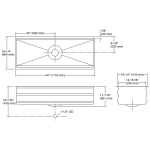 Kohler K-23652-NA Prolific 44" 下崁式廚房鋅盆