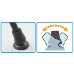 Fuji Home 富士家 FUJI-00008-RD 吸盤型底塞摺疊拐杖 (市松茜)