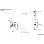 Kohler K-24753X-4-CP HONESTY 入牆式花灑面板