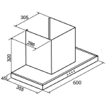 Kuzzo 德國德信 NEU726 60厘米 煙囪式抽油煙機