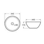 Bellini K96 座檯洗手盆
