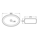 Bellini K174 座檯洗手盆