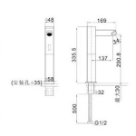 Bellini Italy BL-GL-8881 單冷水高身感應龍頭