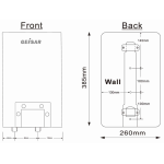 Geisar 捷莎 GSW66MD 220V 6.6kW 單相即熱式電熱水爐 (附無線遙控)