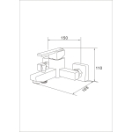 Well Bloom Italy 600WL 不銹鋼拉絲龍頭套裝