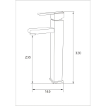 Well Bloom Italy 600WL2 不銹鋼拉絲龍頭套裝