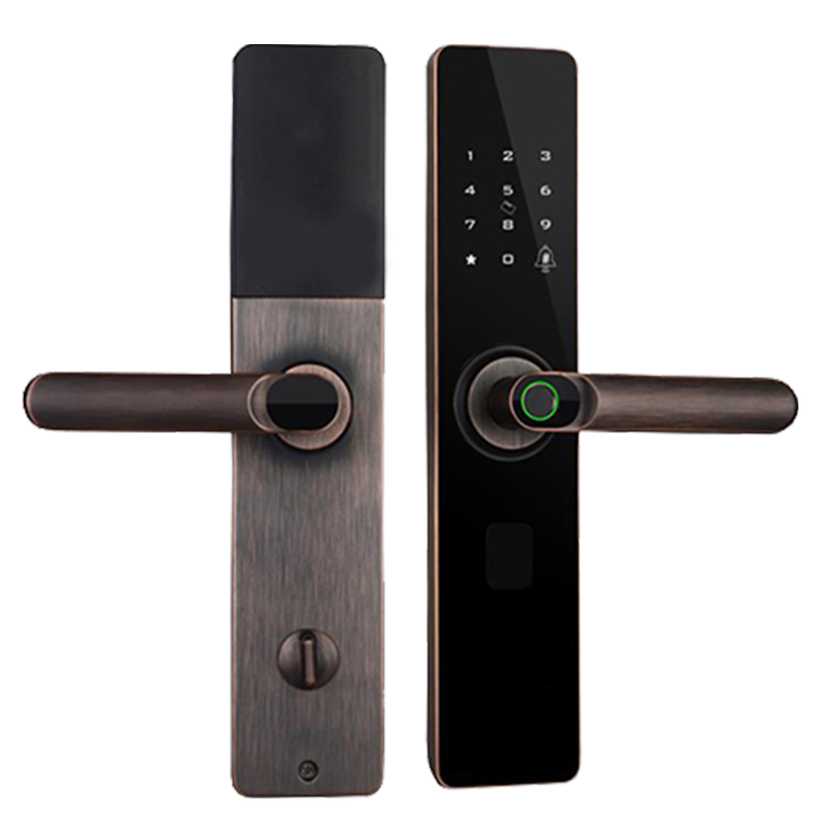 Delta S-A-LF-ZH1-SS00-TB 智能電子門鎖 (鈦黑色)