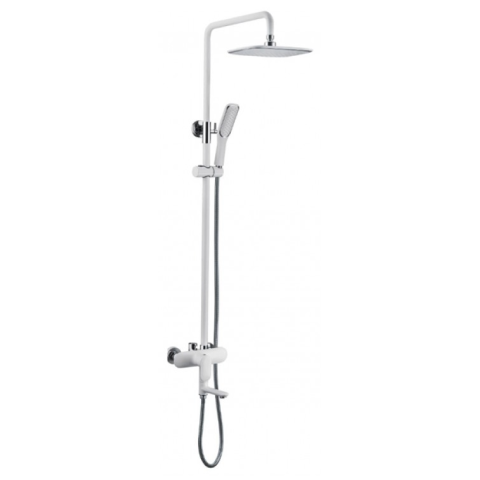 Richford RF52510YW 雨淋花灑套裝 (白色+鉻色)