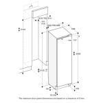 Gaggenau RC492304 567公升 嵌入式單門雪櫃