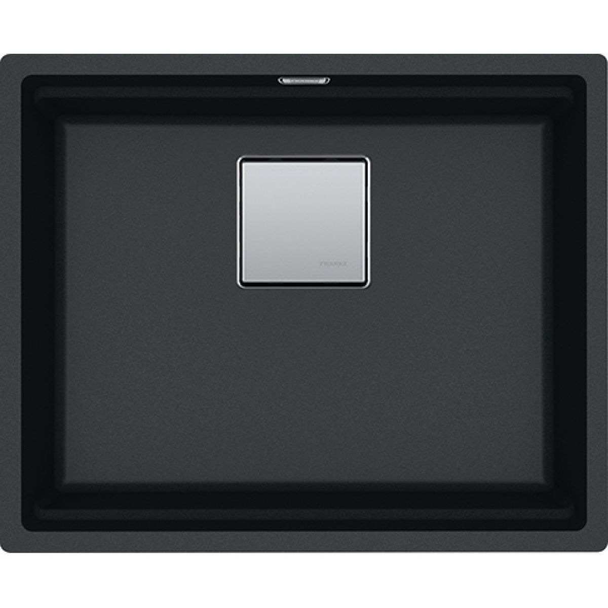 Franke KNG110-52-OX Kubus 2 花崗岩 檯底式單昇盆 (瑪瑙黑色)