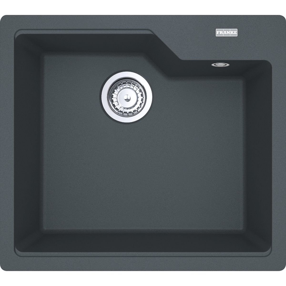 Franke UBG610-56-GE Urban 花崗岩 檯面單昇盆 (石墨色)
