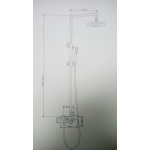 Well Bloom Italy 700RGR2 熱賣700系列 龍頭連雨淋套裝 (玫瑰金色)