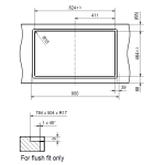 Franke UBG620-86-OX Urban 花崗岩 檯面雙昇盆 (瑪瑙黑色)