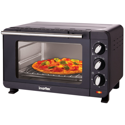 Imarflex 伊瑪 IOV-14D  『黑目』14公升雙層玻璃電焗爐