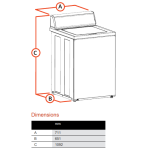 Speed Queen AWNE9RSN305XW01 12.5公斤 820轉 上置式洗衣機