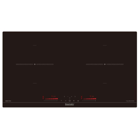 Baumatic BHI714 71厘米 嵌入式雙頭電磁爐 (Eurokera法國玻璃 + 煲具感應 + 過熱斷電) (市場罕有一級能源標籤)