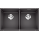 Blanco 523575 Subline 350/350-U 雙盆昇盤 (炭石灰色 Rock Grey)