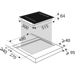 De Dietrich DPI7360X 30厘米 嵌入式雙頭電磁爐