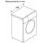 Siemens 西門子 WS14S468HK 8.0公斤 1400轉 iQ300 纖巧型洗衣機