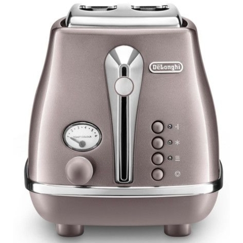 DeLonghi CTOT2003.PK Icona Metallics 系列多士爐 (粉紅色)
