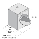 Asko T608HX.S 8.0公斤 冷凝式乾衣機 (可選左右門鉸)