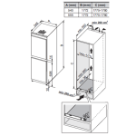 De Dietrich DRP1906JE 269公升 嵌入式雙門底層冷藏式雪櫃