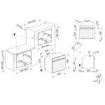 Smeg SFP6303WTPX 60厘米 70公升 Classica 嵌入式焗爐