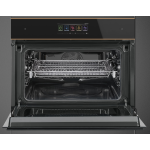 Smeg SF4606WMCNR 45厘米 40公升 Dolce Stil Novo 嵌入式微波焗爐