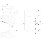 Smeg CMS4303X 45厘米 15巴 Classica 嵌入式全自動咖啡機