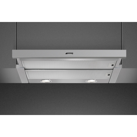 Smeg KSET666XE 60厘米 581m³/h 拉趟式抽油煙機 (3段風速控制)