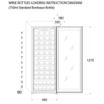 Kaneda 金田 KW-080PLUS 80瓶 雙層玻璃門儲酒櫃