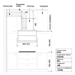 Midea 美的 MCHC90B68 90厘米 傾斜式煙囪抽油煙機