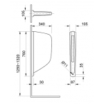 Inax P-1-BW1 尿斗隔板