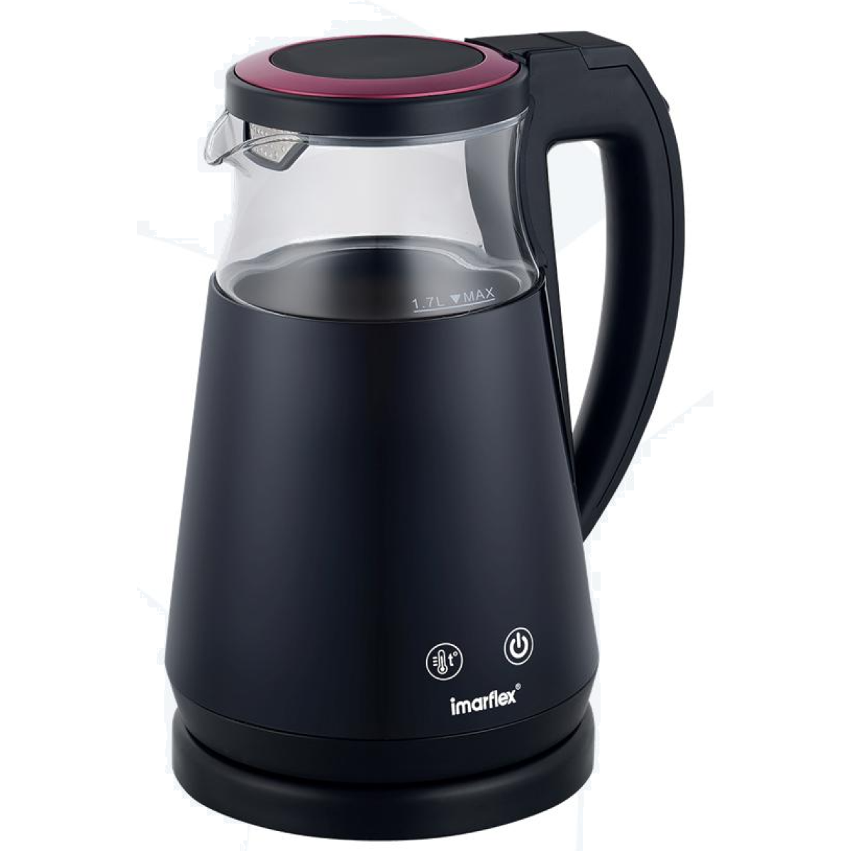 Imarflex 伊瑪 IKT-1709GE 1.7公升 電子調溫玻璃無線電熱水壺