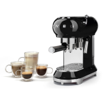 Smeg ECF01BLUK 15巴 50's Style 座檯式咖啡機 (黑色)