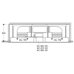 Gaggenau AC402181 80厘米 400 系列 Vario 嵌入式抽油煙機