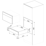 Smeg CPS115S 15厘米 Linea 嵌入式侍酒師抽屜