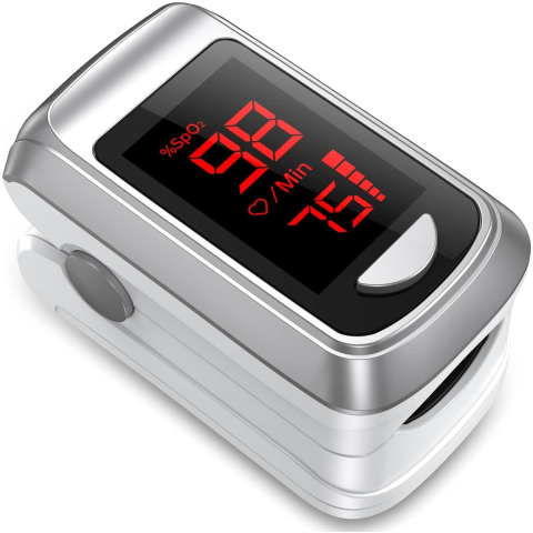 HealthTree JKS50C-SV 藍牙血氧儀 (銀色)