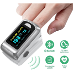 HealthTree JKS50C-SV 藍牙血氧儀 (銀色)